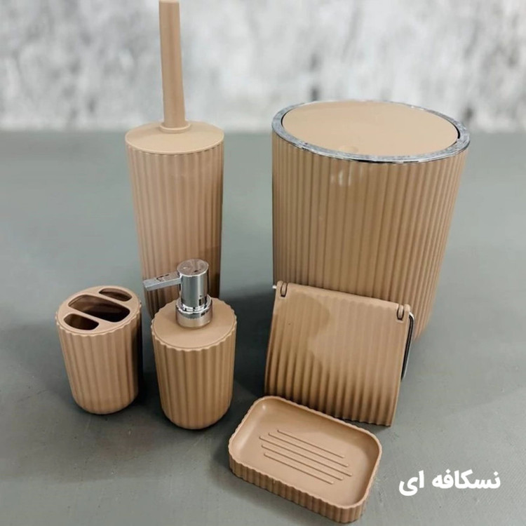 ست بهداشتی بادبزنی زبرا مدل گرد